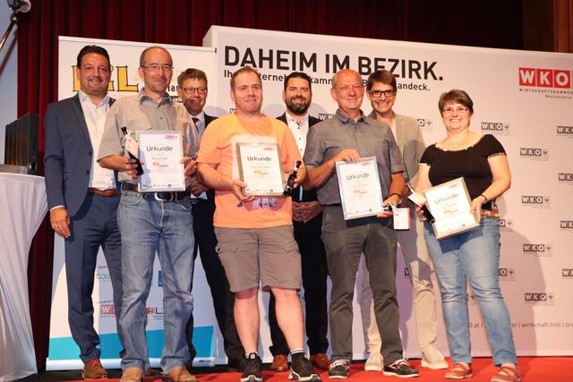 4. Platz: Georg Zangerl, Martin Grissemann, Johann Felbermayr und Ulli Wildermoser (vorne v.li.) | Foto: Siegele