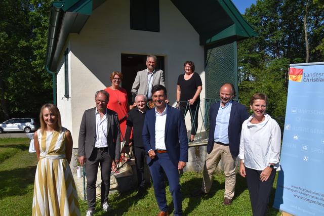 Land Burgenland und pro mente Burgenland präsentierten das neue Kellerstöckl-Projekt am Csaterberg.