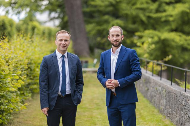 Wollen in jedem Stadtteil Gespräche mit den Bewohnern suchen: SPÖ-Vizebürgermeister Bernhard Auinger und SPÖ-Landesparteivorsitzender David Egger. | Foto: SPÖ Salzburg/Arne Müseler