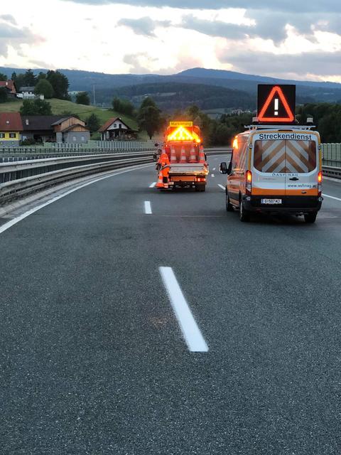 Achtung, bis 3. August gibt es umfangreiche Arbeiten am A2-Zubringer Mooskirchen. #meinbezirk