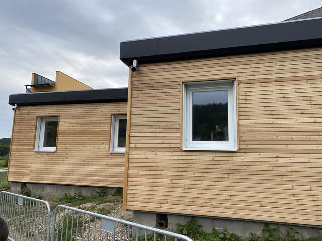 Der Rohbau der zweite Krabbelgurppe ist fertig
