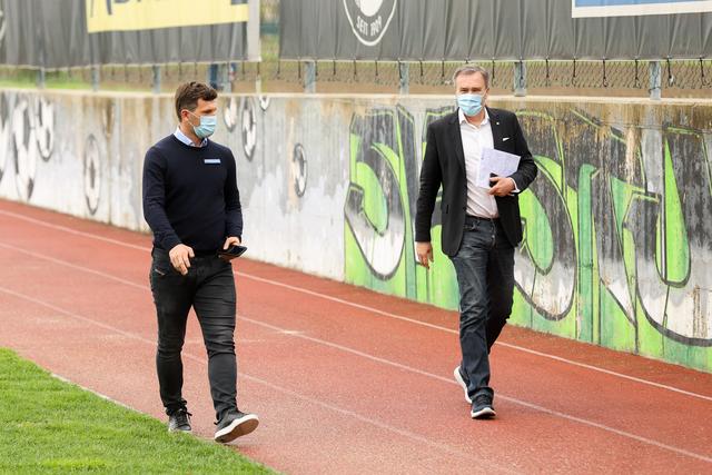 Ziehen an einem Strang: Sturm-Präsident Christian Jauk (r.) und Geschäftsführer-Sport Andreas Schicker