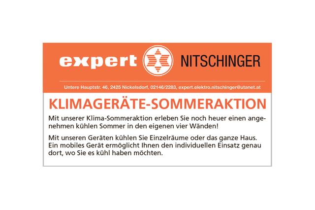 Mit der Klima-Sommeraktion von Expert Nitschinger erleben Sie einen angenehmen, kuhlen Sommer in den eigenen vier Wänden.