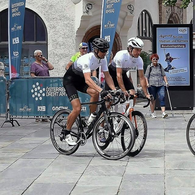 Peter Gschwentner war gemeinsam mit Karsten Migels von Kufstein nach Kitzbühel unterwegs.