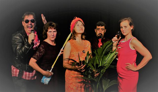 Stehen demnächst auf der Bühne: Robert Wimmer ,Renate Winkler, Ehrnie Wimmer, Behzad Toghraei und Marcella Wieland.