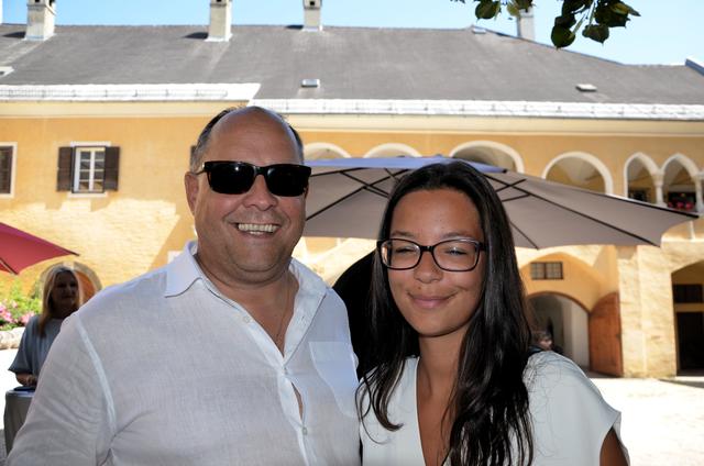 Andi Nestler, Strabag, mit Tochter Nina