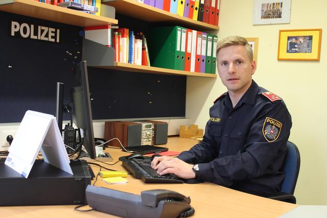 Pergs Bezirkspolizeikommandant Florian Engler | Foto: Archivbild BezirksRundschau