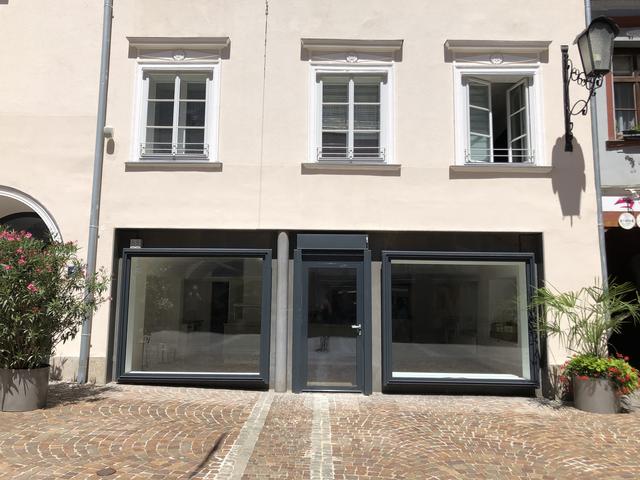 Geschäftslokal am Unteren Platz: Hier eröffnet im September das neue Geschäft von Harald Taupe.