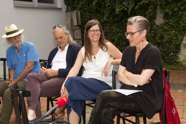 Peter Wagner, Alfred Masal, Katharina Tiwald und Eveline Rabold