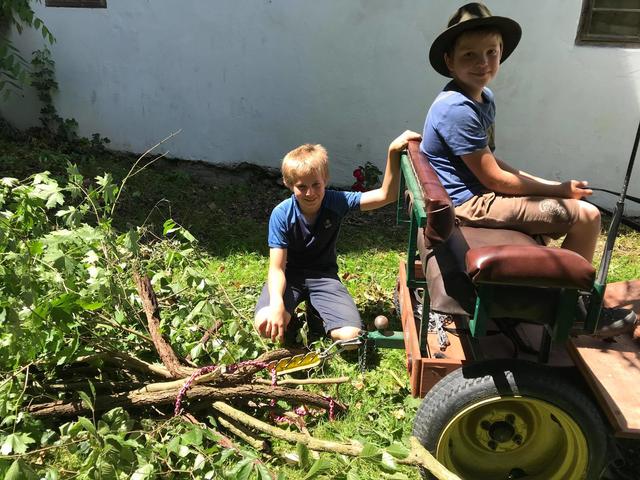 Jaymi und Samuel Streefkerk genießen ihren Sommer daheim im Pielachtal.