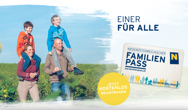 Der NÖ Familienpass kann kostenlos beantragt werden.