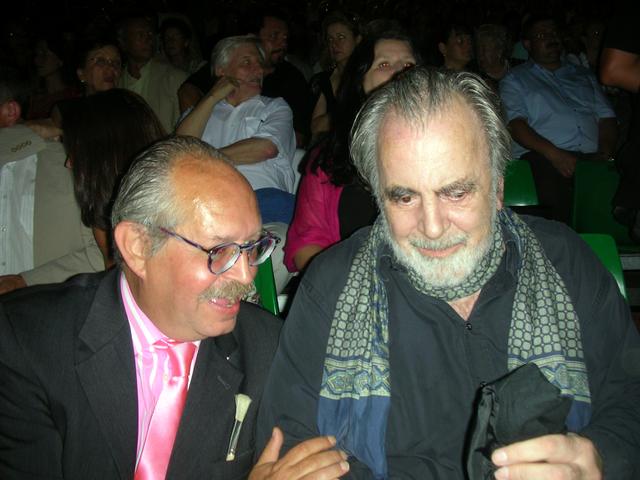 Karl J. Mayerhofer mit Maximilian Schell 2010  | Foto: Karl J. Mayerhofer