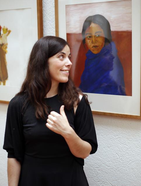 Die in Thannhausen lebende Malerin Anna Maria Tauser-Fürpaß.