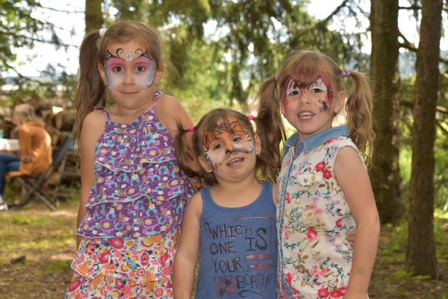 Kinga, Zoé und Lena Jozsa hatten viel Spaß beim "Bambini"-Nachtmittag. | Foto: Michael Strini