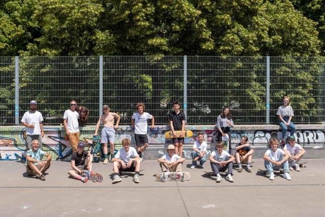 Kinder und Jugendliche durften unter professioneller Anleitung ihren Park gestalten.
