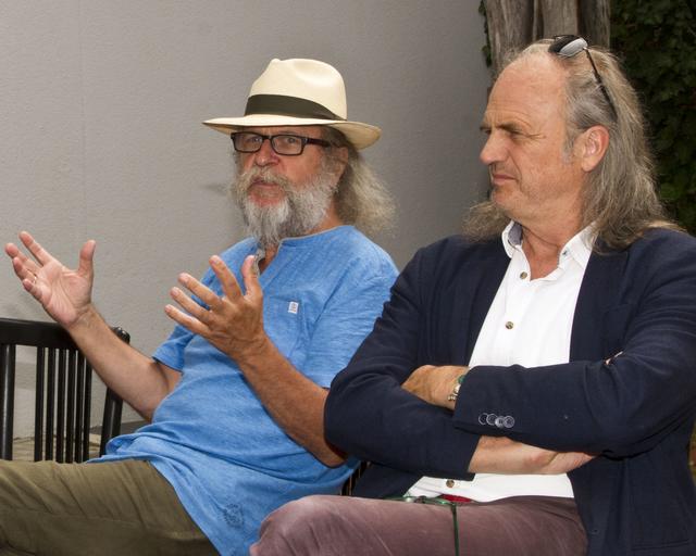 Autor Peter Wagner und Produktionsleiter Alfred Masal