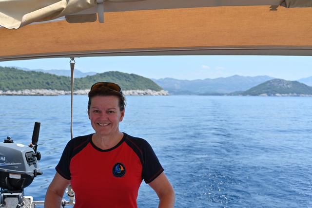 Vizebürgermeisterin Karin Hörzing segelt derzeit mit ihrem Mann entlang der Dalmatinischen Küste. | Foto: privat