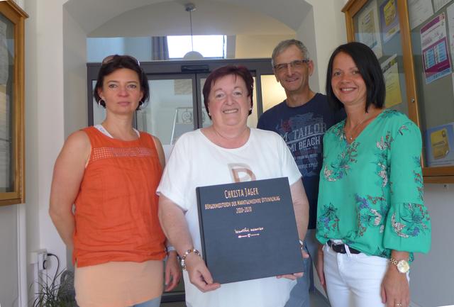 Claudia Stöcklhuber, Christa Jager, Paul Kirchberger, Jutta Sandler (v.l.n.r.).
 | Foto: Gemeinde Ottenschlag