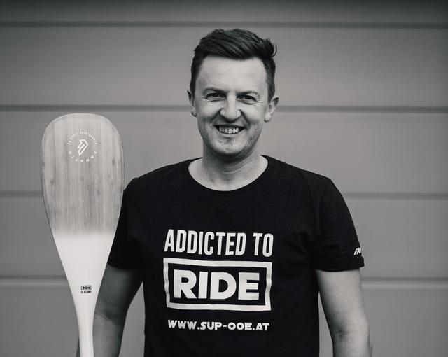 Mario Schimpl-Herzog leitet das SUP Center OÖ und ist damit höchst erfolgreich.