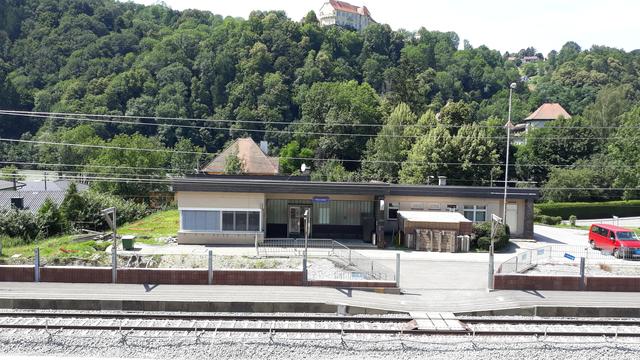 Das alte Bahnhofsgebäude soll weitervermietet werden. | Foto: Wolfgang Wagner
