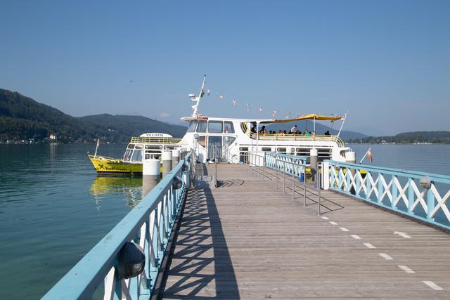 Mit der Wörthersee Schifffahrt zwischen Klagenfurt und Velden innerhalb einer Stunde Fahrzeit. | Foto: Wörthersee Schifffahrt