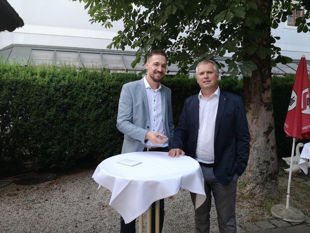 Philipp Wieser (li.) und Helmut Landgraf.