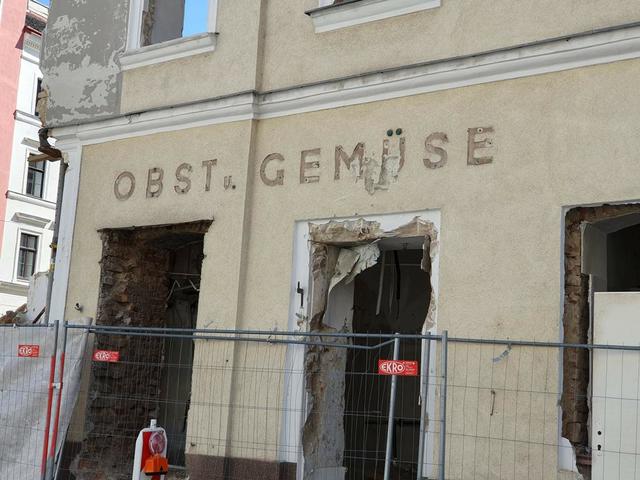 Die Baustelle Karolinengasse 13 im Juli 2019 | Foto: Peter Markl