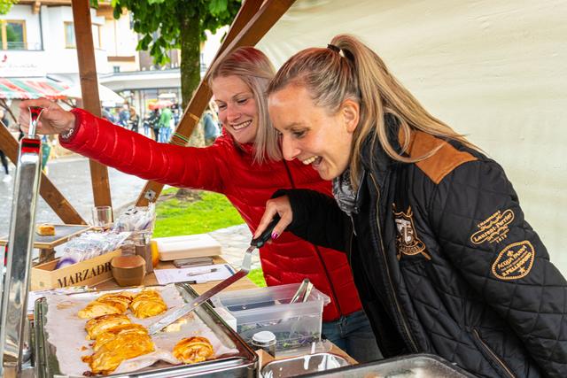 Die Auswahl an Strudeln begeisterte die Besucher. | Foto: Heinz Holzknecht