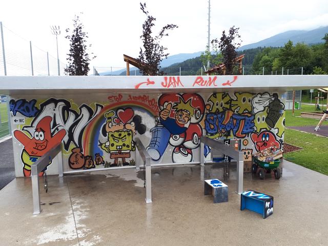Die neuen Graffitis in Rum sind gelungene Meisterwerke. | Foto: JAM