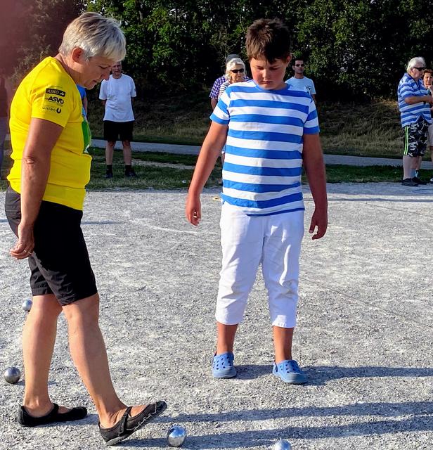 Trainerin Sigrid Jarto in Action mit den ehrgeizigen Junioren