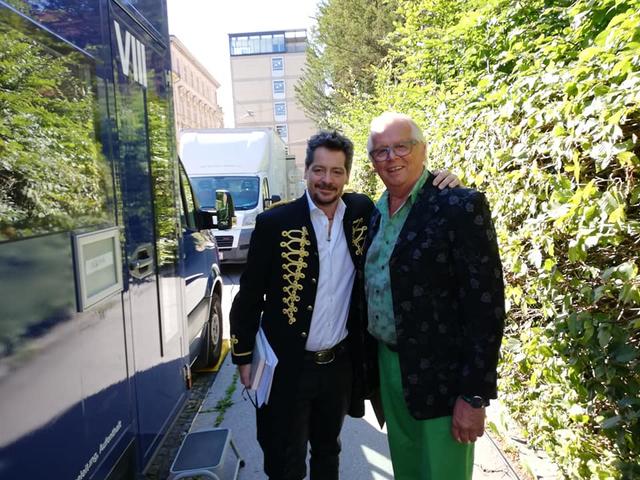 Einer der ersten Filme, bei denen Reinhard Zotter dabei war, wurde mit Schauspieler Fritz Karl gedreht, vergangene Woche war es wieder soweit.