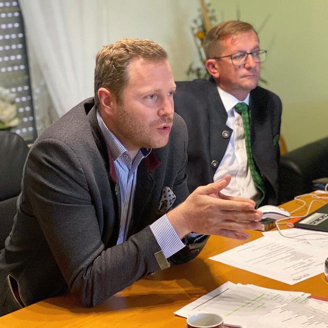 FP-Nationalratsabgeordneter Michael Schnedlitz und Landtagsabgeordneter Dieter Dorner | Foto: FPÖ Gänserndorf