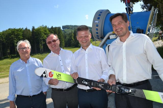 Günther Kellnreitner – Gaflenz, Abg.z.NR Bgm. Johann Singer, Abg.z.NR Andreas Hanger, Bgm. Werner Krammer
 | Foto: Stefan Hackl