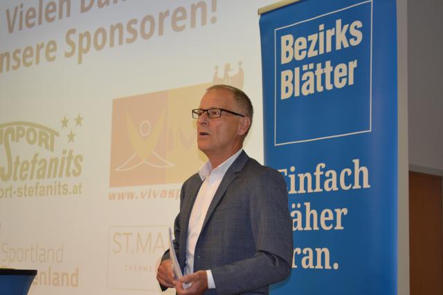 Moderator Christian Uchann (CR Bezirksblätter Burgenland) | Foto: Katharina Zach