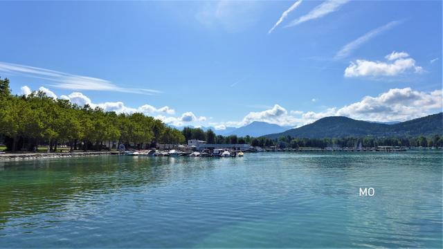 Blick auf das Strandbad Klagenfurt