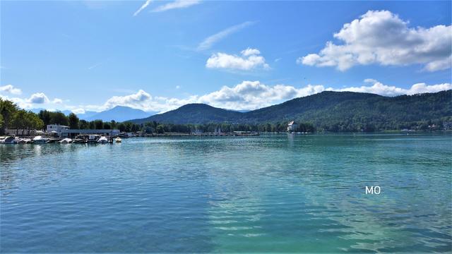 Blick auf das Strandbad Klagenfurt