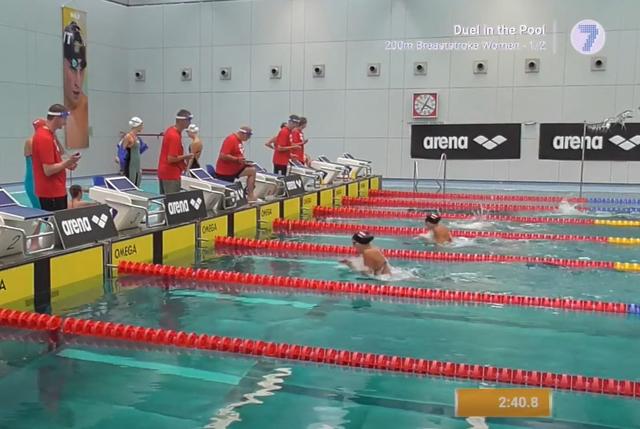 Linda Paier gewann über 200 m Brust.