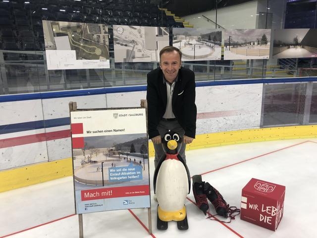 SPÖ-Vize Bernhard Auinger in der Eisarena | Foto: Lisa Gold