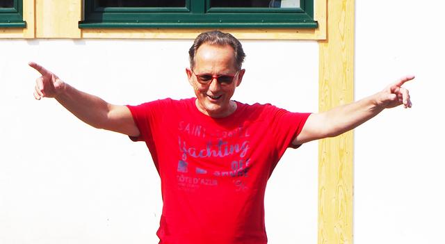 Erhard Mann im "Einsatz"