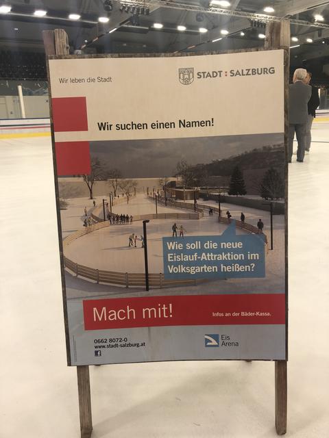Die Stadt Salzburg sucht noch einen Namen für die neue Eisrunde | Foto: Lisa Gold
