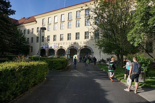 Baumfällungen für einen Neubau der Werkstätten der Tiroler Fachberufsberufsschule für KFZ- und Metalltechnik in der Mandelsbergerstraße sorgen für Diskussionen. | Foto: Simon Legner