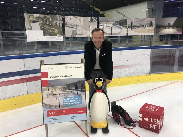 SPÖ-Vizebürgermeister Bernhard Auinger will selbst auf jeden Fall im Dezember die Eislaufschuhe auspacken.  | Foto: Lisa Gold