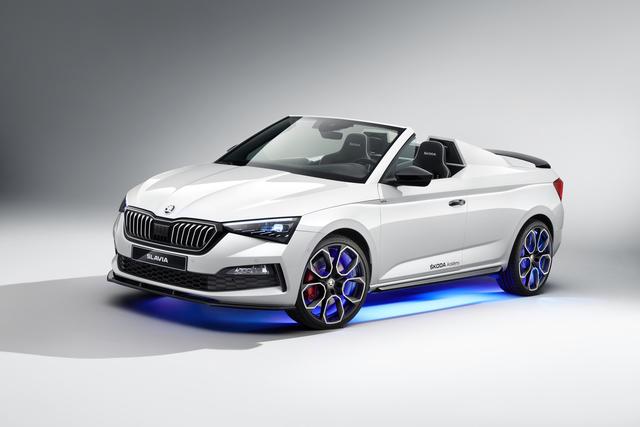 Aus einem Škoda Scala kreierten Auszubildende der Škoda Berufsschule den sportlichen Zweisitzer Škoda Slavia.