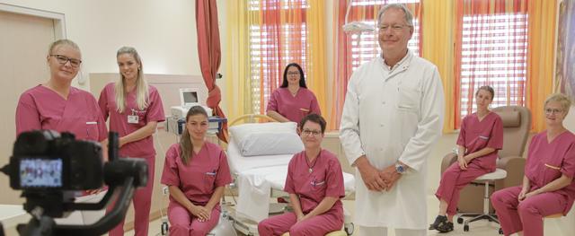 Videostars: Primar Peter Neuner mit Team