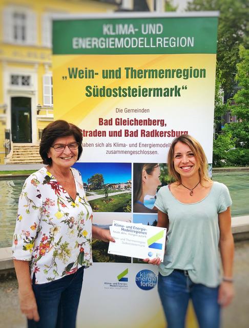 Bgm. Christine Siegel, Denise Strohmaier (KEM-Management)