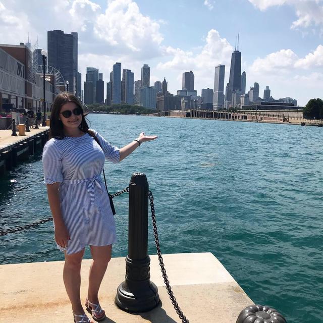 Bianca Berer (24) aus St. Veit lebt und arbeitet seit September 2019 in Chicago, USA. | Foto: Bianca Berer