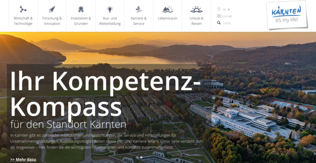 Ging heute online: carinthia.com als digitale Visitenkarte des Landes