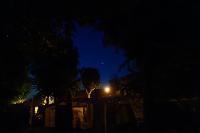 20.07.2020 vor Sonnenaufgang ist die helle Venus zu sehen
