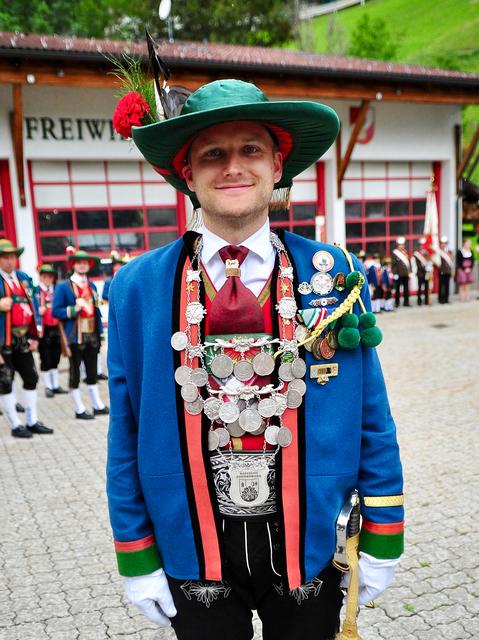 Martin Kirchmair ist zum fünften Mal Schützenkönig des Bataillons Sonnenburg. | Foto: Hassl