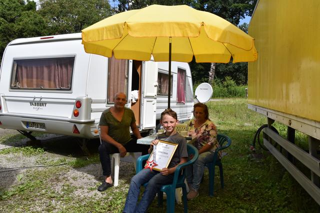 Emilio, Stefan und Manuela Brumbach sitzen fest.
